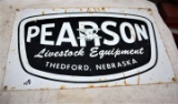 Rare Pearson Metal Sign