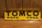 Tomco bred corn metal sign