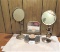 barber shaving mirror & shaving kit