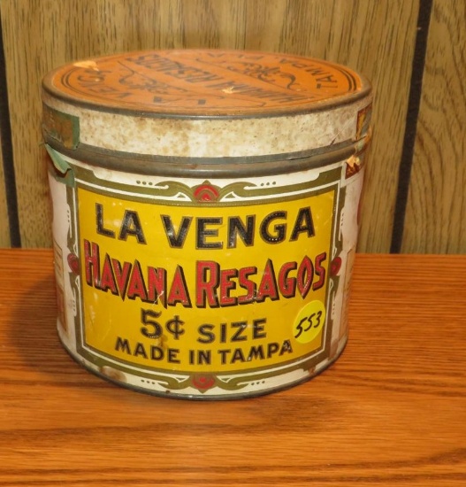 La Venga tobacco tin