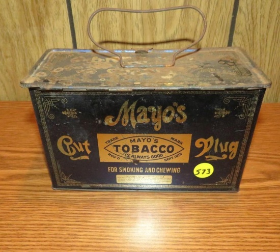 Mayo's tobacco tin
