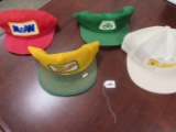 4 Hats DeKalb, M&W, Olson, Green Hat