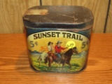 Sunset Trailtobacco tin