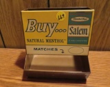 Salem cigarette matches display rack