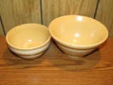 Over & Back Yellow Ware nesting bowls