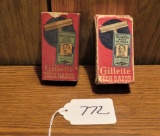 vintage Gillette razors