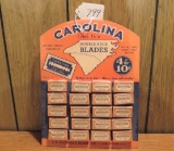 Carolina razor blades