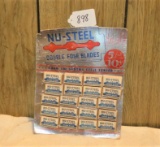 Nu-Steel razor blades