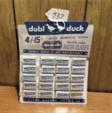 Dubl Duck razor blades