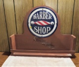 Barber Shop wood sign