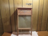 Crystal Cascade wood washboard