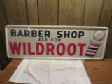 Barber Shop metal sign