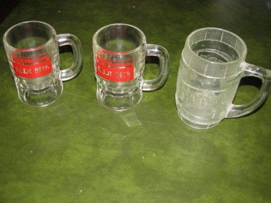 2 Richardson Root Beer Glass Mugs/Dad Glass Mug
