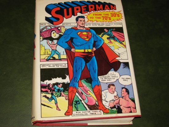 Hard Cover Book Superman "From the 30's to the 70's"
