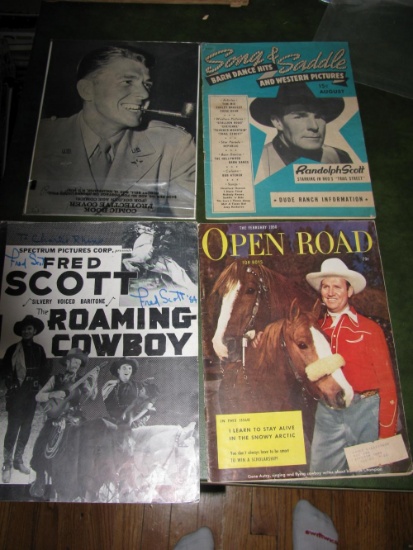 4 Music Pamphlet Including: Roaming Cowboy, Open Road,