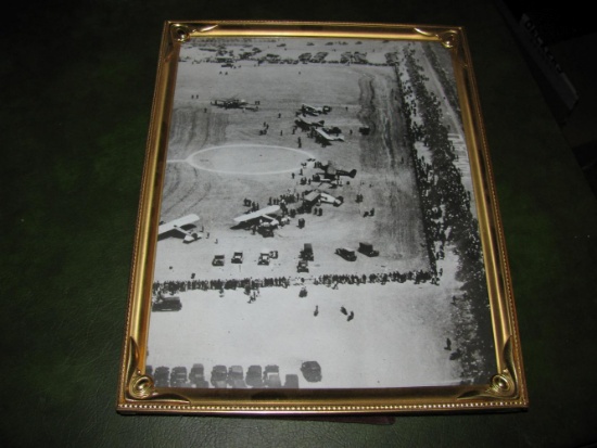 Gold Framed Picture of Air Field, Country Life in America March 1909