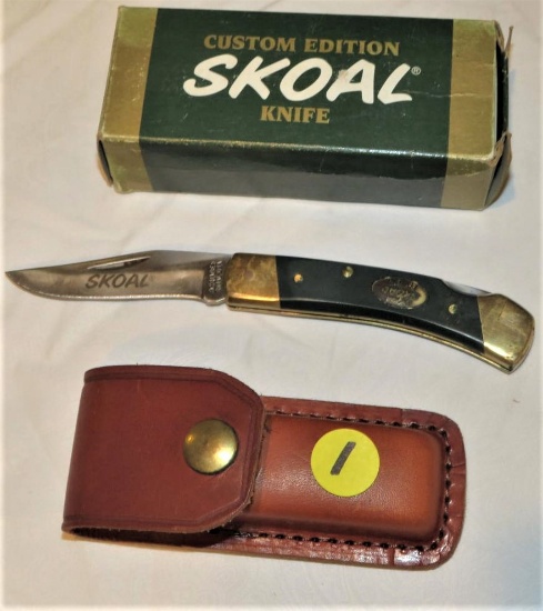 Skoal Pocket Knife by Schrade in box