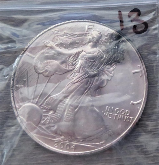 2004 Silver American Eagle