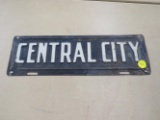 CENTRAL CITY DEPOT SIGN