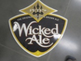 Pete's wicked ale sign