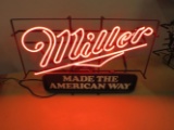 Miller Made the American Way Neon Sign