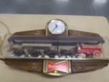 Budwesier Clydesdale Clock and Wall Display