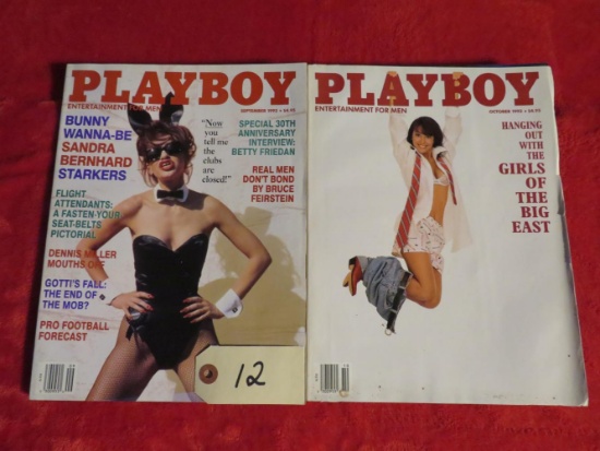 Playboy Oct 92, Sept 92 (Sandra Bernhard)