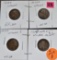 4 Wheat Cents