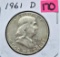 1961-D Franklin Half