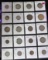 Sheet of 20 Foreign Coins