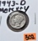 1943-D Mercury Dime