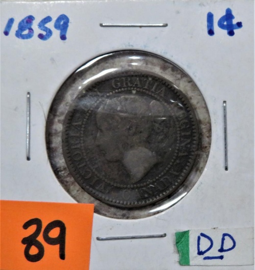 1859 Canada Cent