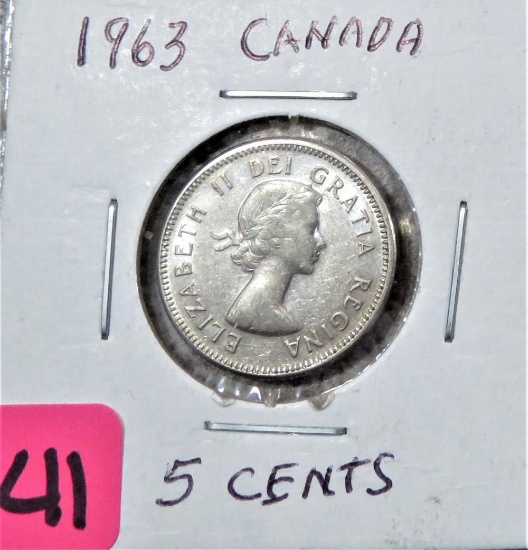 1963 Canada 5 Cent
