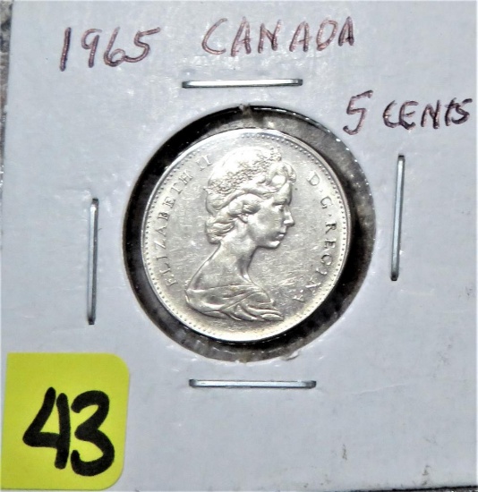 1965 Canada 5 Cent