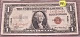 1935A Red Seal $1 Note Hawaii