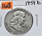 1959-D Franklin Half