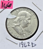 1962-D Franklin Half