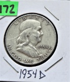 1954-D Franklin Half