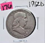 1962-D Franklin Half