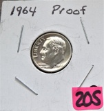 1964 Roosevelt Dime