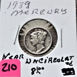 1939 Mercury Dime