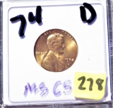 1974-D Lincoln Cent