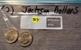 (2) Jackson Dollars