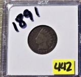 1891 Indian Head Cent