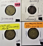 (4) Germany Coins