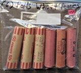 (6) Rolls Wheat Cents