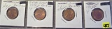 4 Great Britain 1 Penny 1973
