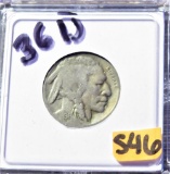 1936-D Buffalo Nickel