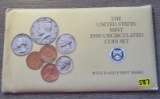 1990 United States Mint Uncirculated Coin Set