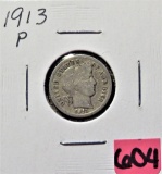 1913-P Barber Dime